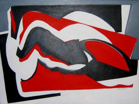 Red Queen, 1986, acrylic on canvas